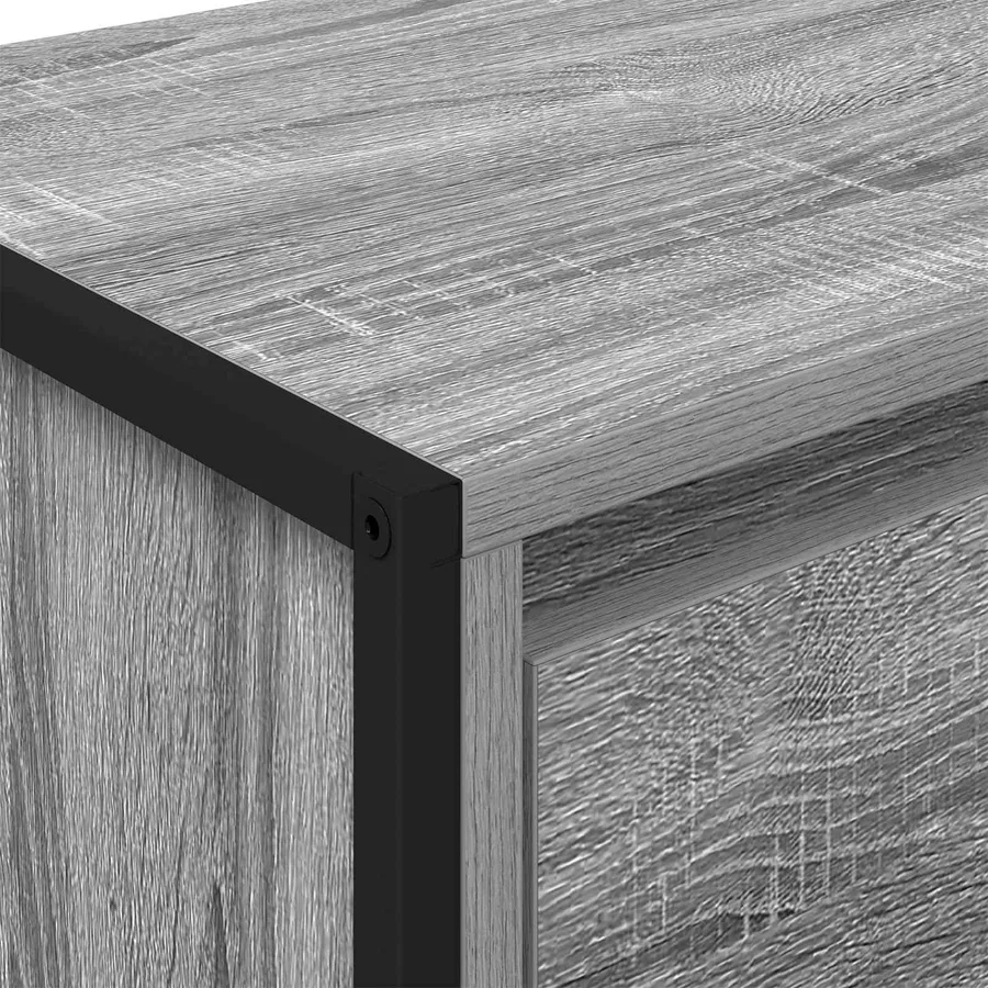 Buffet Gris Sonoma 43 x 36 x 75,5 cm Bois d'ingénierie - 9