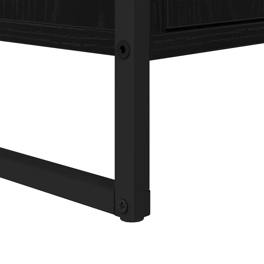 Cabinet de salle de bain avec porte Chêne noir 90 x 30 x 60 cm - 11