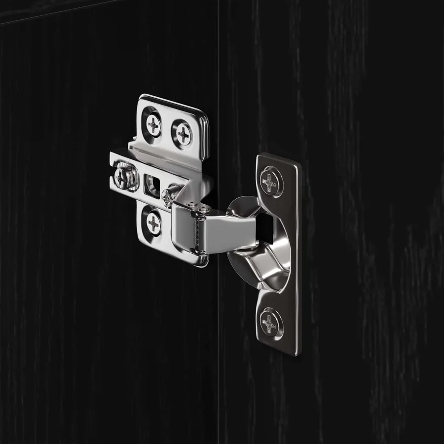 Cabinet de salle de bain avec porte Chêne noir 90 x 30 x 60 cm - 12
