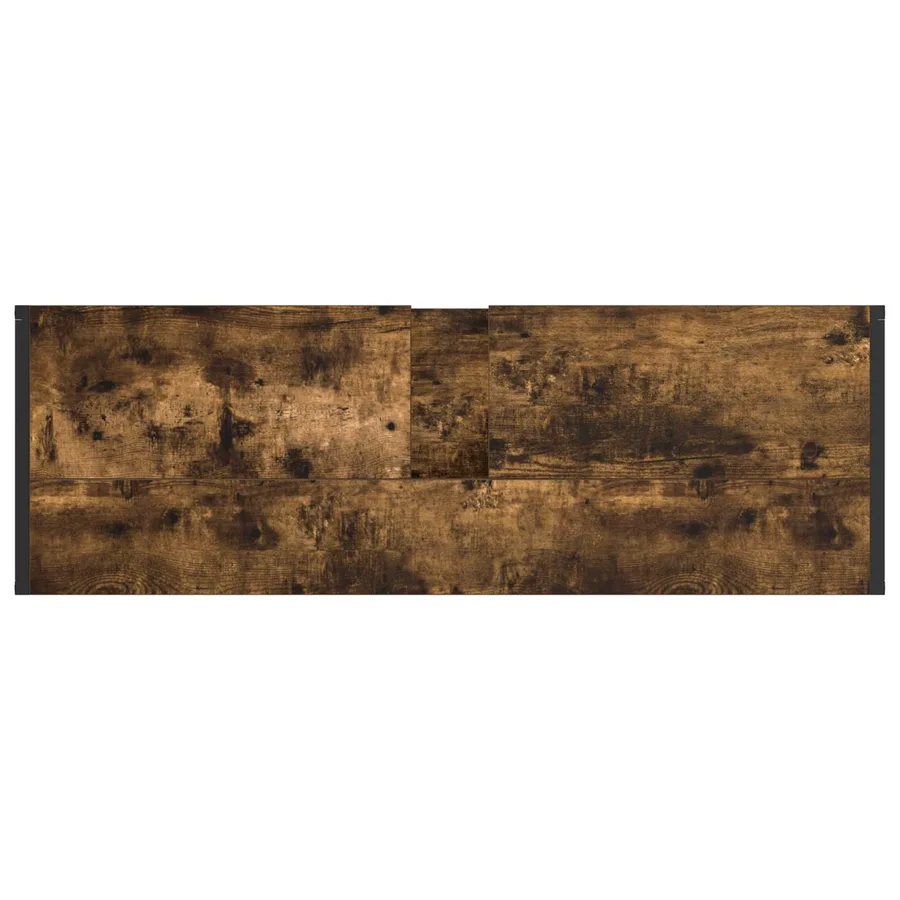 Ensemble de mobilier de salle de bain avec tiroir Chêne fumé - 11