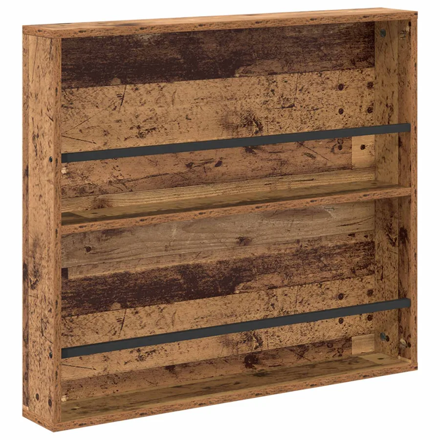 Étagère à magazines 2 pcs Bois ancien 80 x 12 x 70 cm - 5