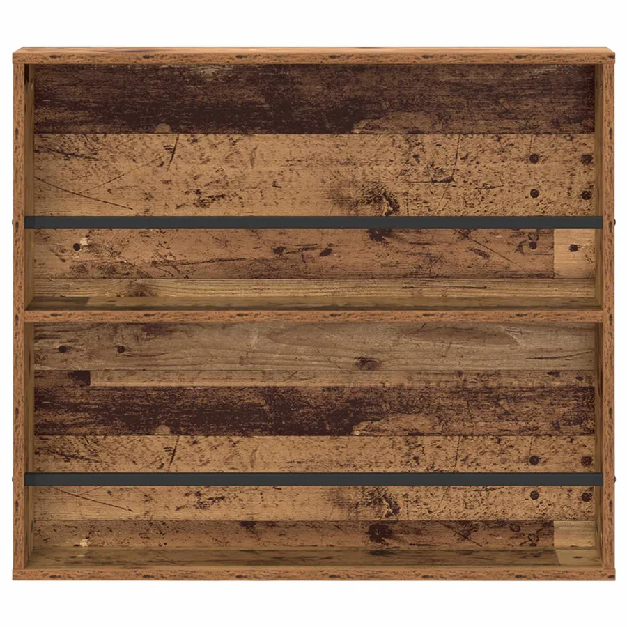 Étagère à magazines 2 pcs Bois ancien 80 x 12 x 70 cm - 6