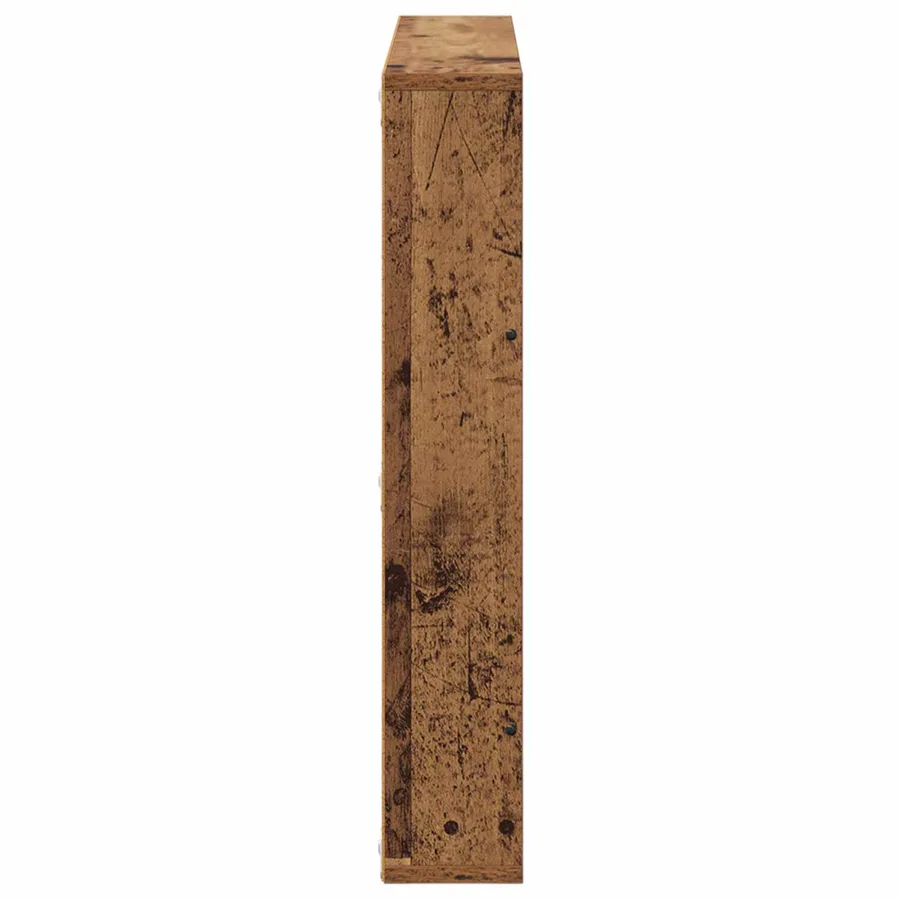 Étagère à magazines 2 pcs Bois ancien 80 x 12 x 70 cm - 7