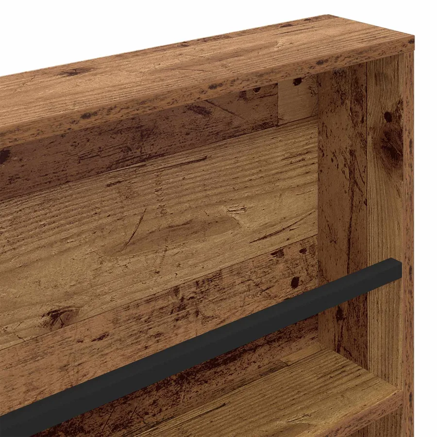 Étagère à magazines 2 pcs Bois ancien 80 x 12 x 70 cm - 9