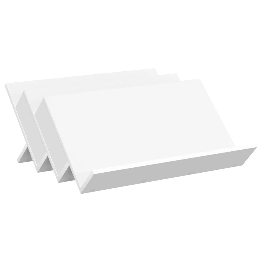 Étagère à magazines Blanc 65 x 53 x 28,5 cm Bois d'ingénierie - 2