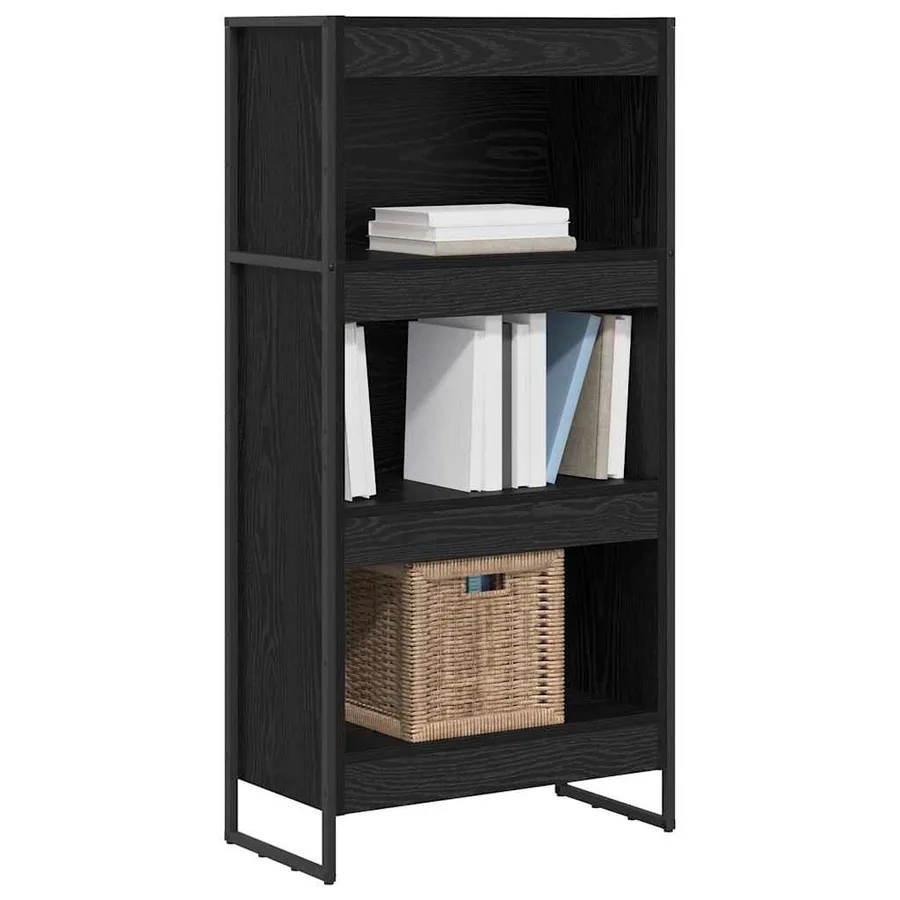 Bibliothèque Chêne noir 60 x 30 x 121 cm Bois d'ingénierie - 3