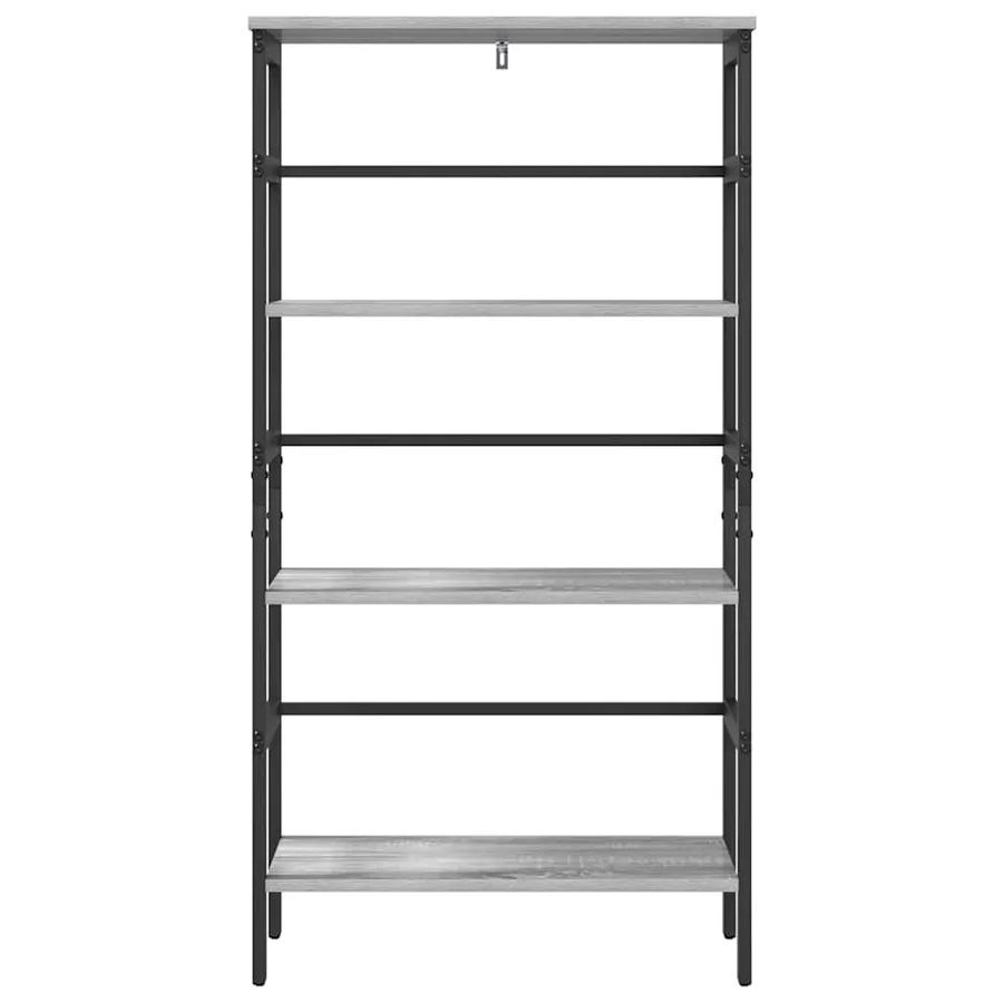 Étagère Gris Sonoma 60 x 29,5 x 115 cm Bois d'ingénierie - 5