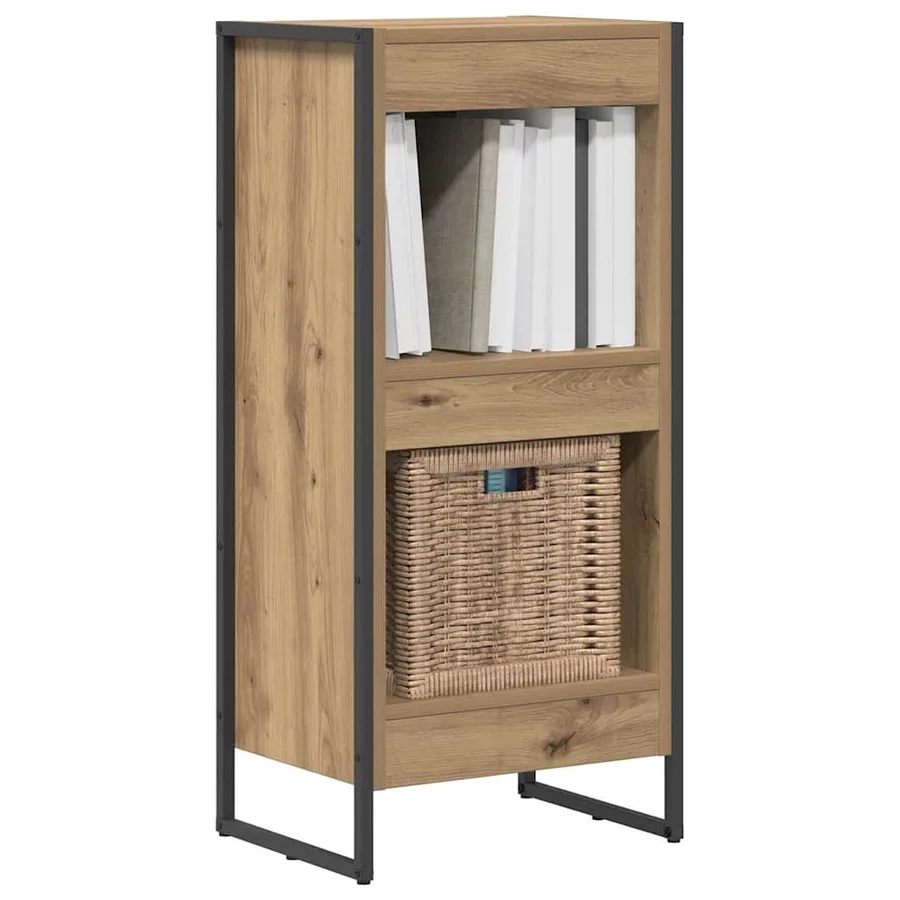Bibliothèque 40 x 30 x 86,5 cm Bois d'ingénierie Chêne artisan - 3