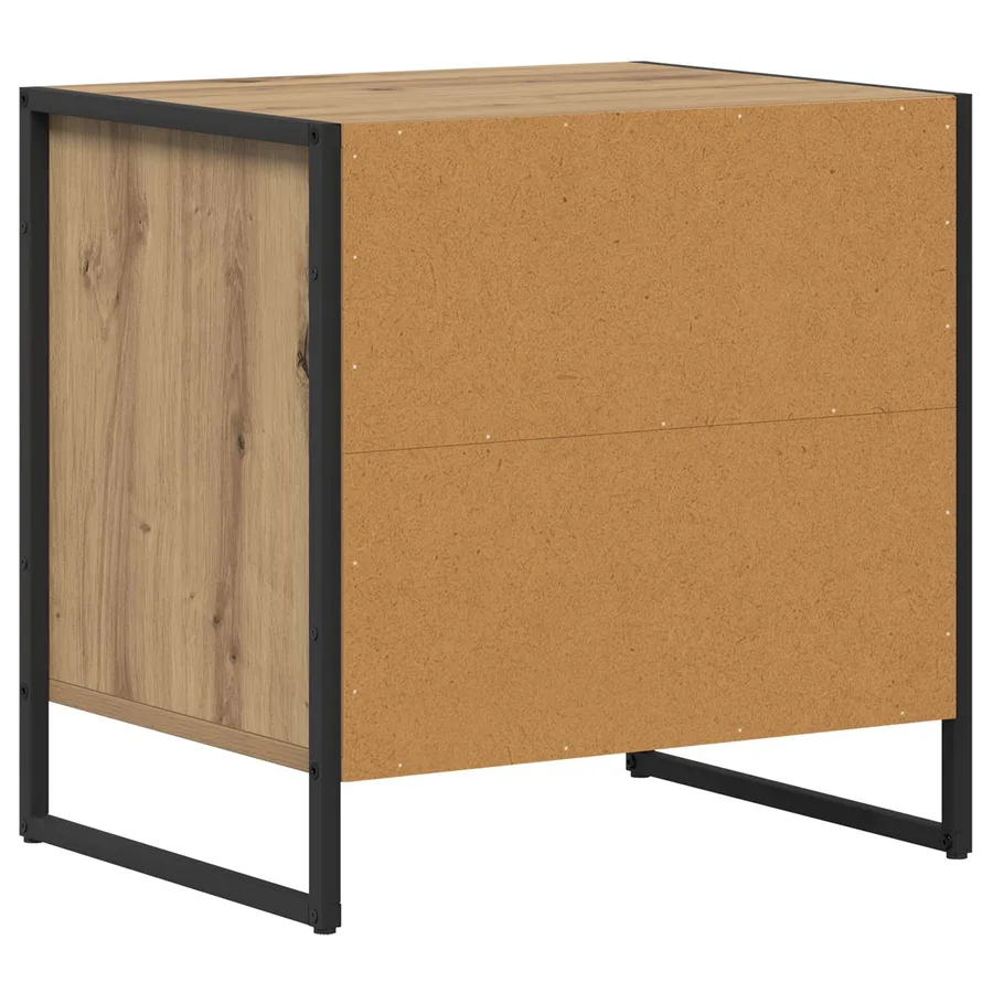 Table de chevet Chêne artisan 50 x 39,5 x 50 cm - 7