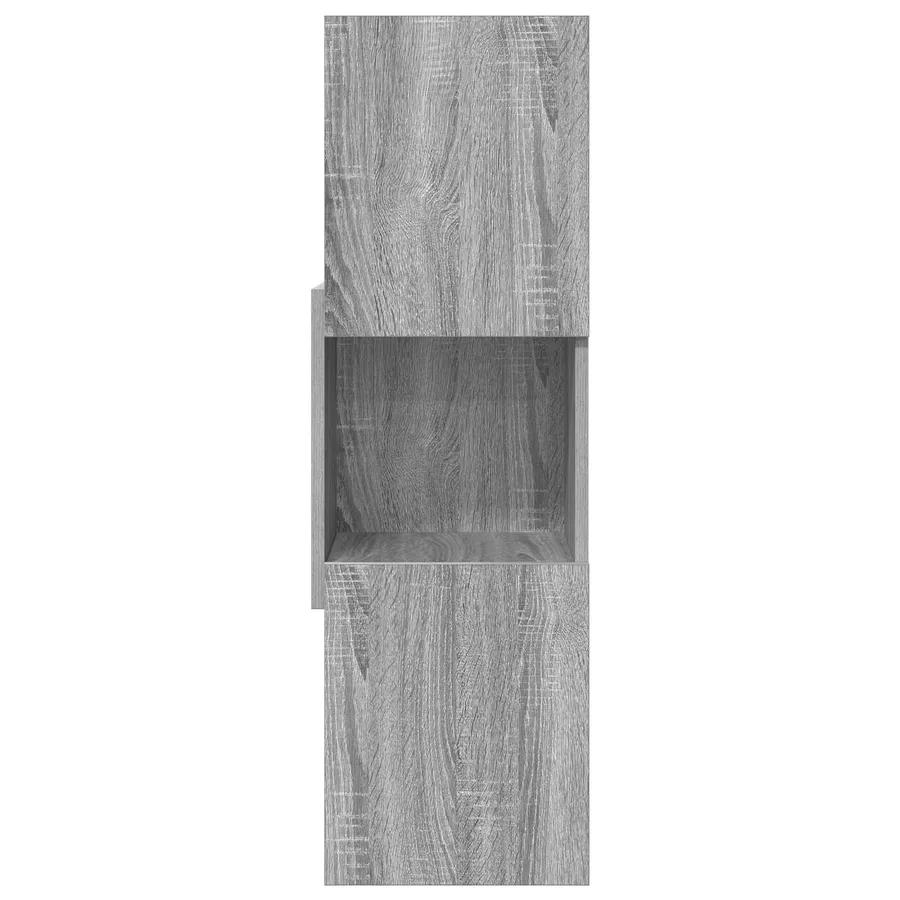 Meuble d'angle Gris Sonoma 30,5x30x95cm Bois d'ingénierie - 5