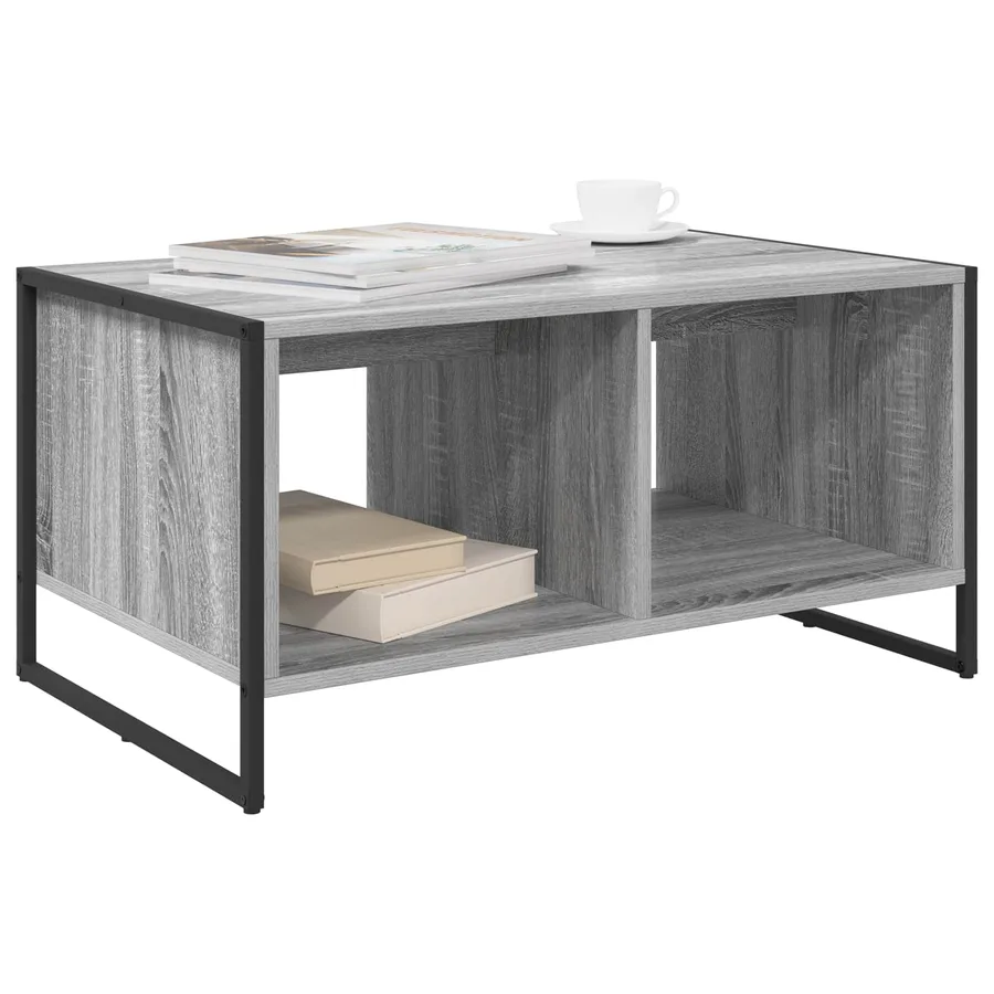 Table basse Gris Sonoma 80 x 50 x 40 cm Bois d'ingénierie - 3