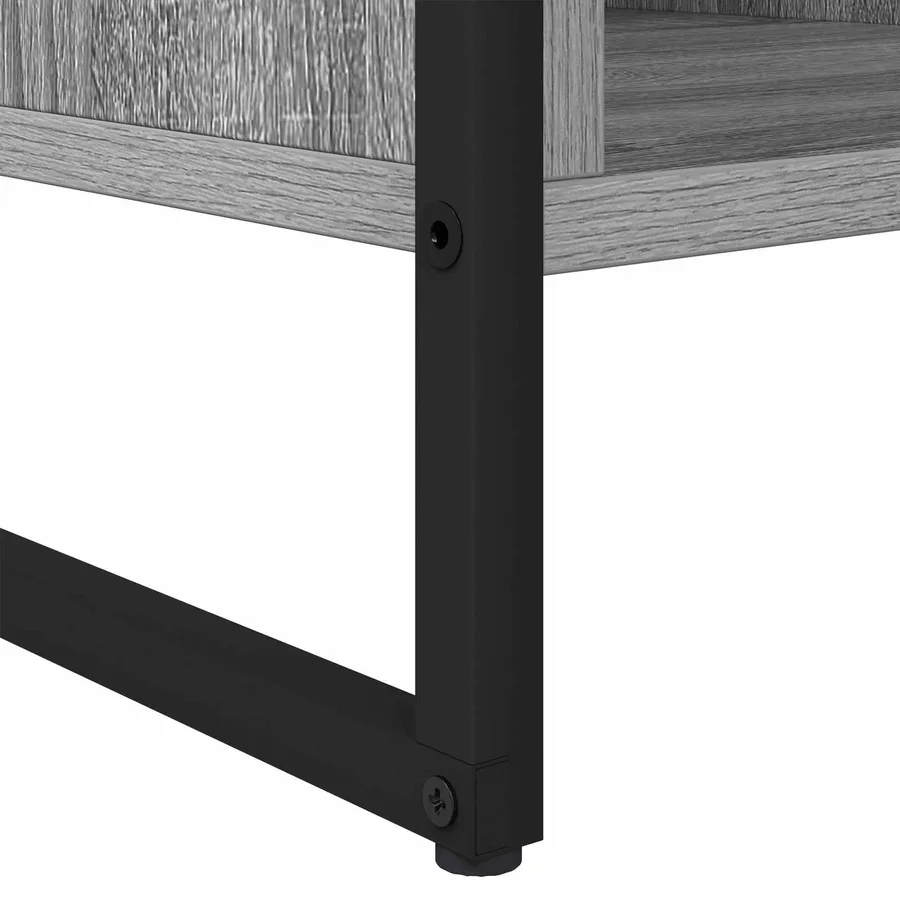 Table basse Gris Sonoma 80 x 50 x 40 cm Bois d'ingénierie - 9