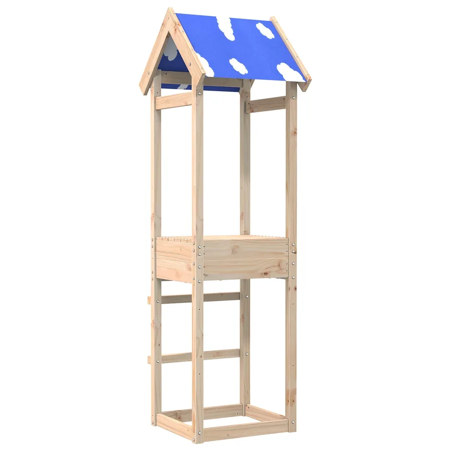 Tour de jeu Marron 52,5 x 46,5 x 195 cm Pin massif - 4