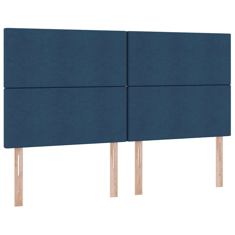 Lit de rangement LED avec matelas Bleu 180 x 200 cm Tissu - 10