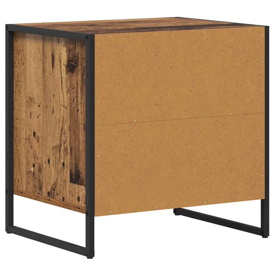 Table de chevet Bois Ancien 50 x 39,5 x 50 cm Bois d'ingénierie - 7