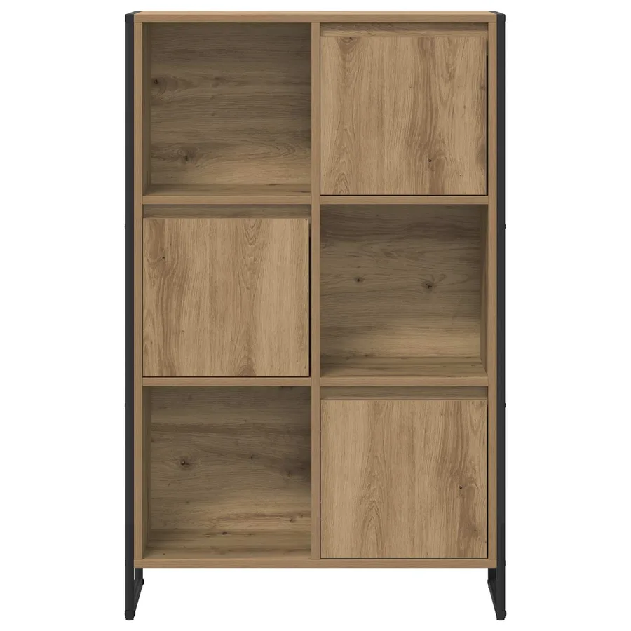Bibliothèque 68 x 30 x 108.5 cm Bois d'ingénierie Chêne artisan - 6