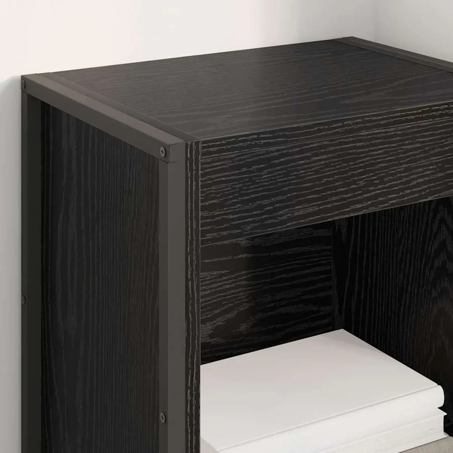 Bibliothèque Chêne noir 40 x 30 x 189,5 cm Bois d'ingénierie - 4