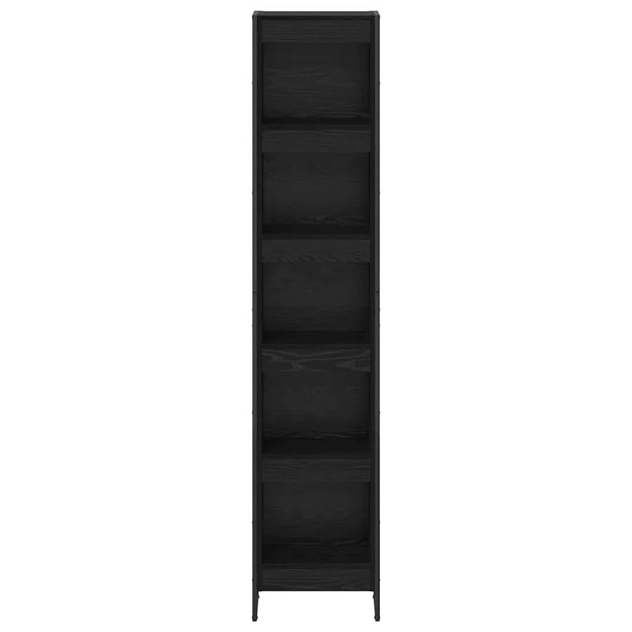 Bibliothèque Chêne noir 40 x 30 x 189,5 cm Bois d'ingénierie - 5