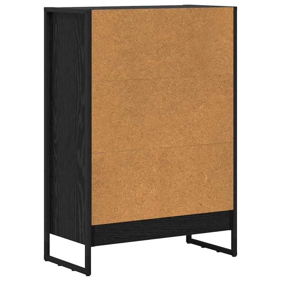 Bibliothèque Chêne noir 60 x 30 x 86,5 cm Bois d'ingénierie - 7