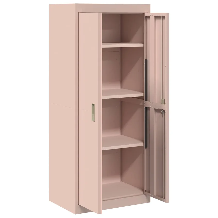 Armoire de rangement Rose 60 x 40 x 140 cm Acier - 5