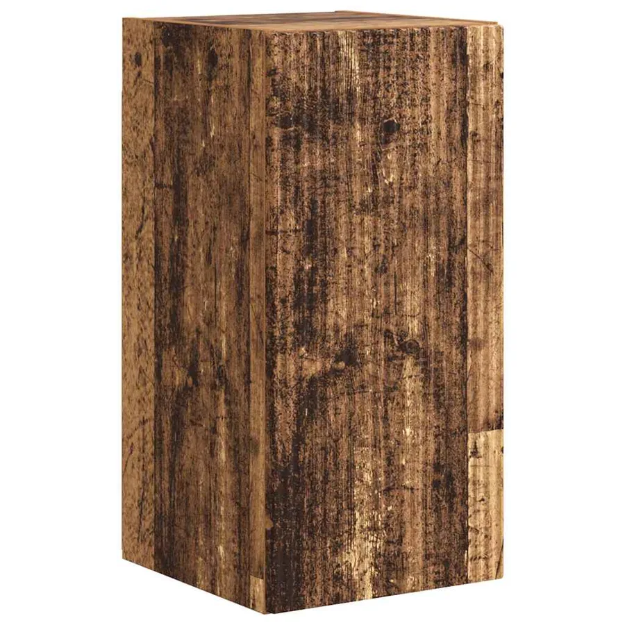 Meuble TV mural Montage mural 2 pcs Bois Ancien 30 x 31 x 60 cm - 5