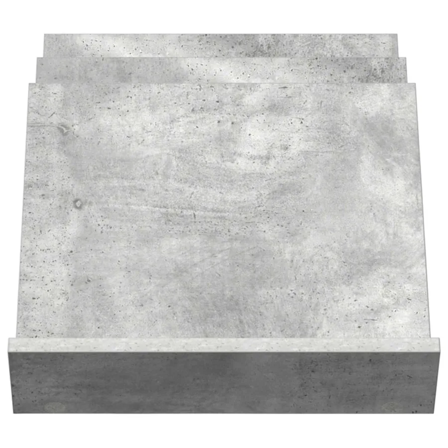 Étagère à magazines avec étagère Gris Béton 53 x 40 x 28,5 cm - 5