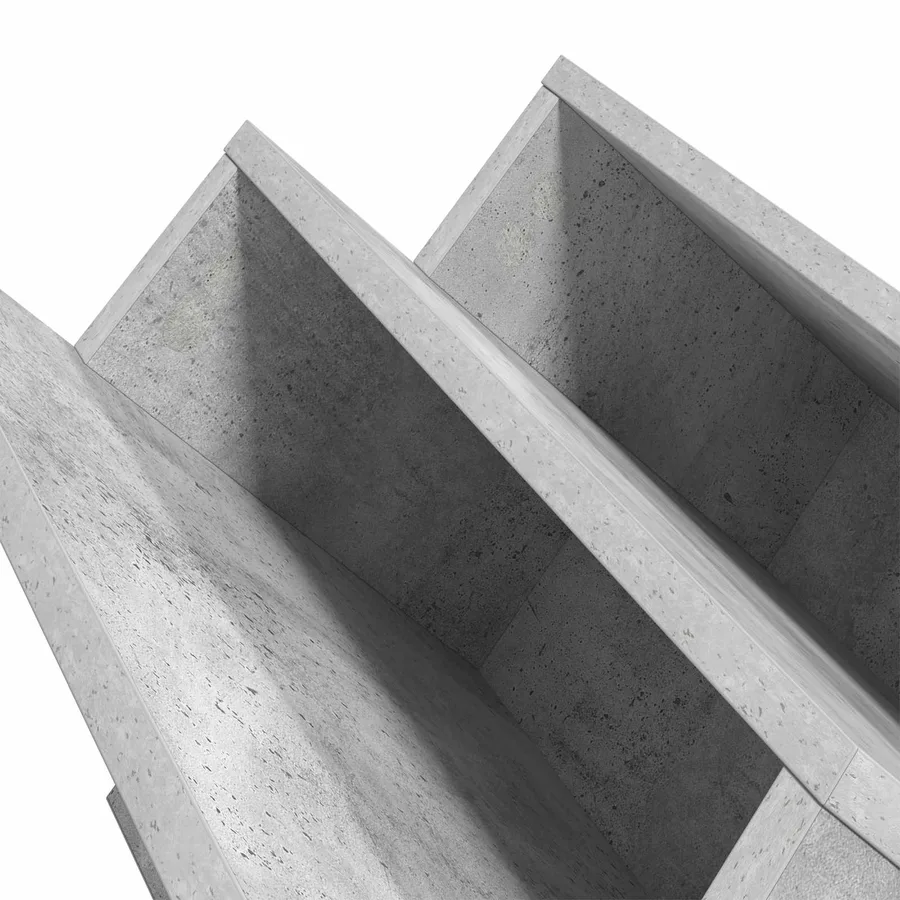 Étagère à magazines avec étagère Gris Béton 53 x 40 x 28,5 cm - 9