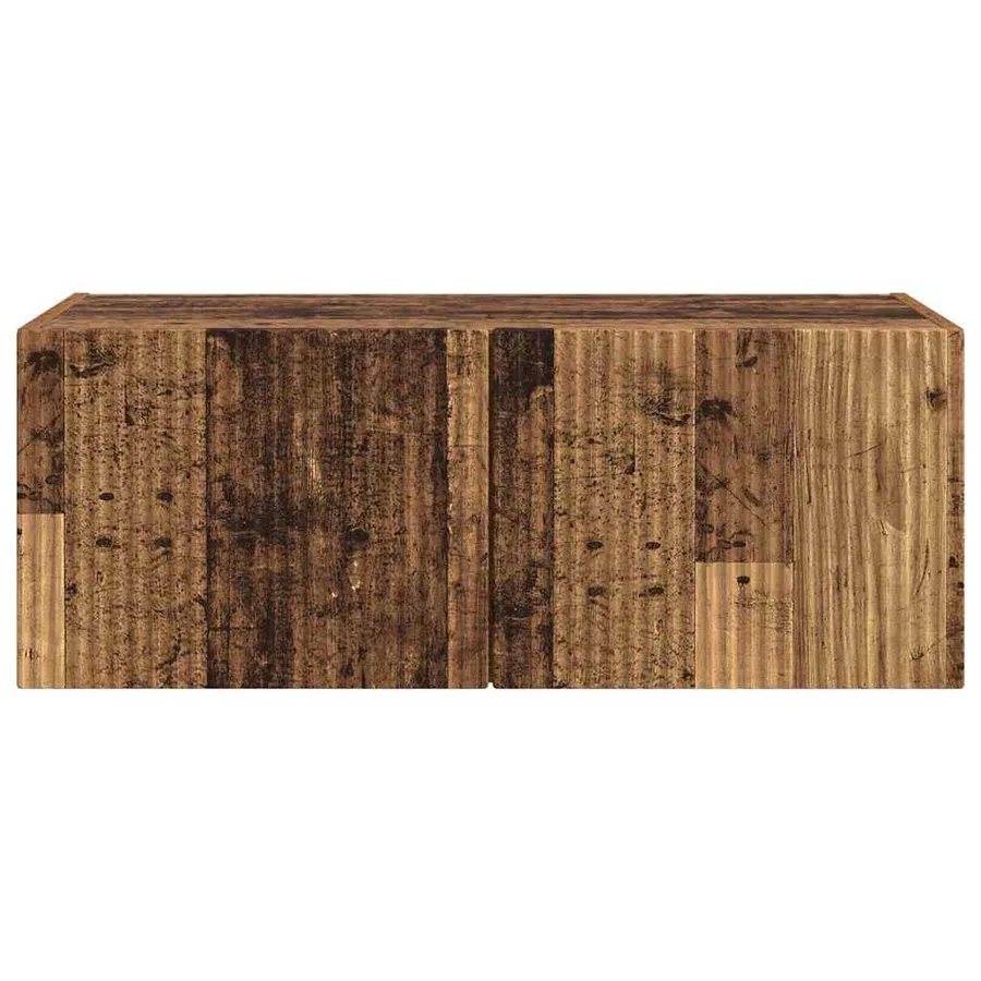 Meuble TV mural Montage mural Bois Ancien 78,5 x 31 x 29,5 cm - 6