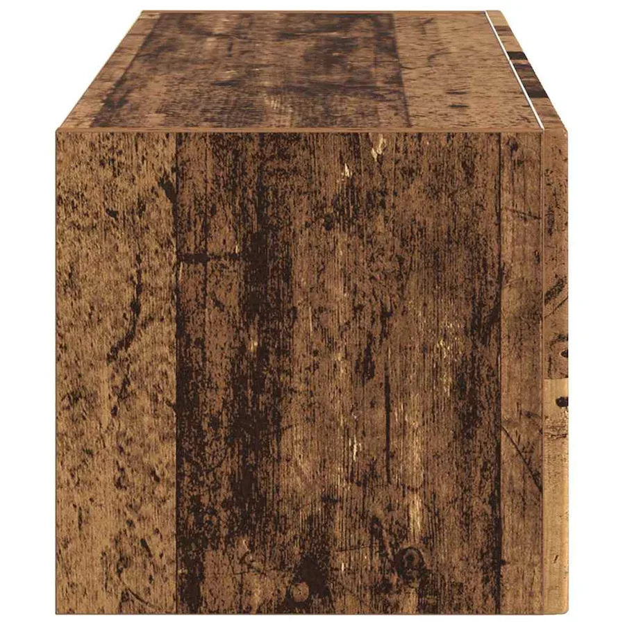 Meuble TV mural Montage mural Bois Ancien 78,5 x 31 x 29,5 cm - 7