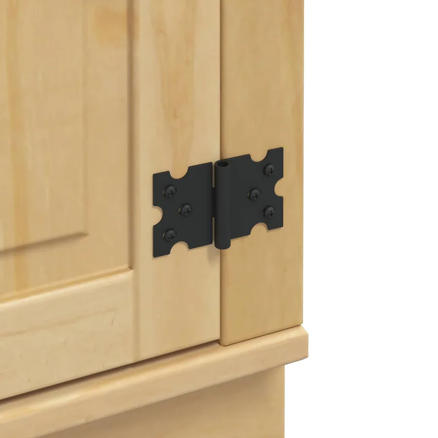 Armoire SKI Brun Miel 80 x 80 x 81 cm Pin massif - 9