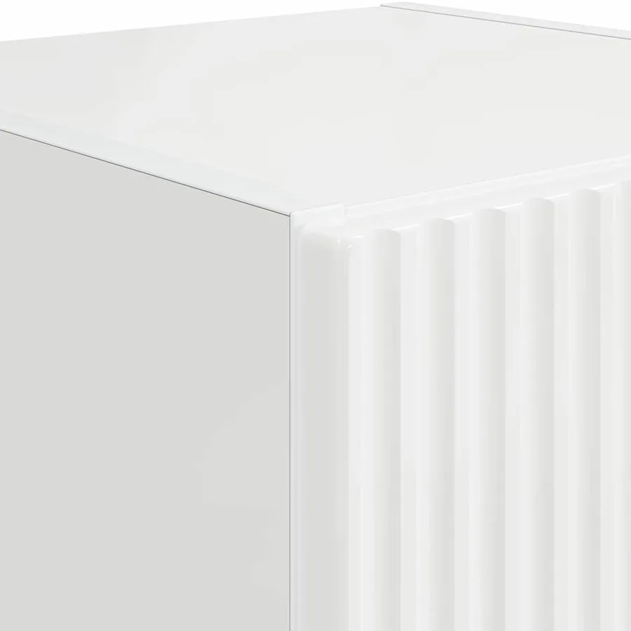 Meuble TV mural 2 pcs Blanc Brillant 30 x 31 x 60 cm - 10