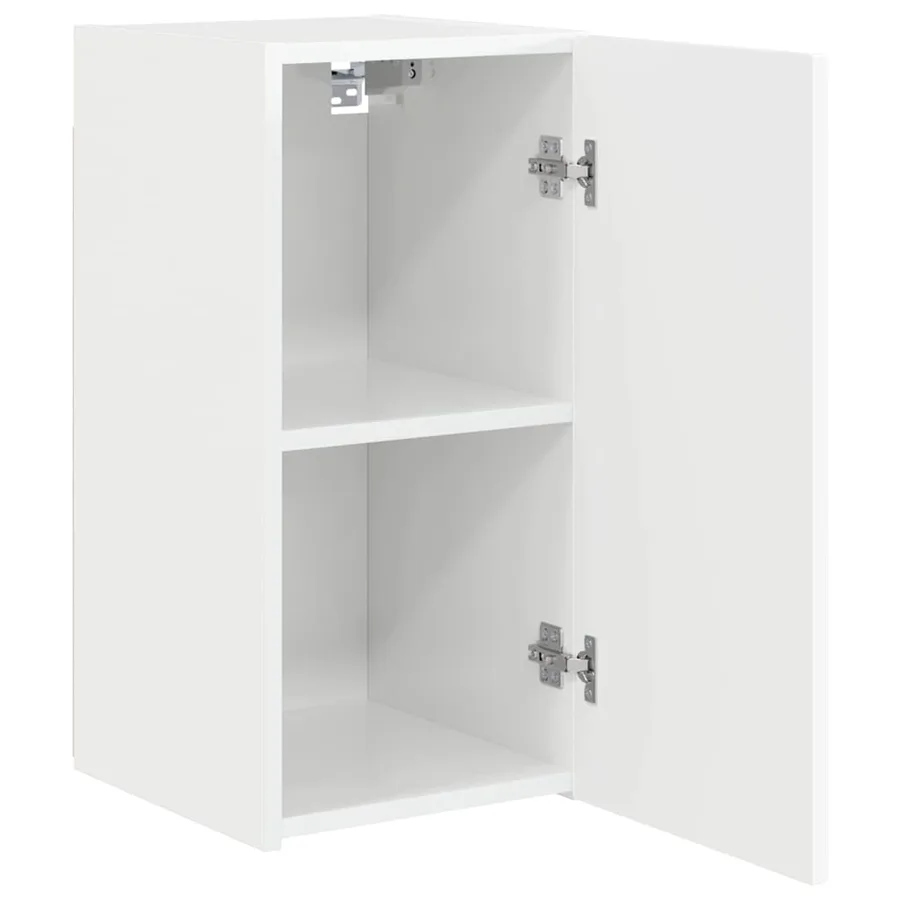 Meuble TV mural 2 pcs Blanc Brillant 30 x 31 x 60 cm - 6