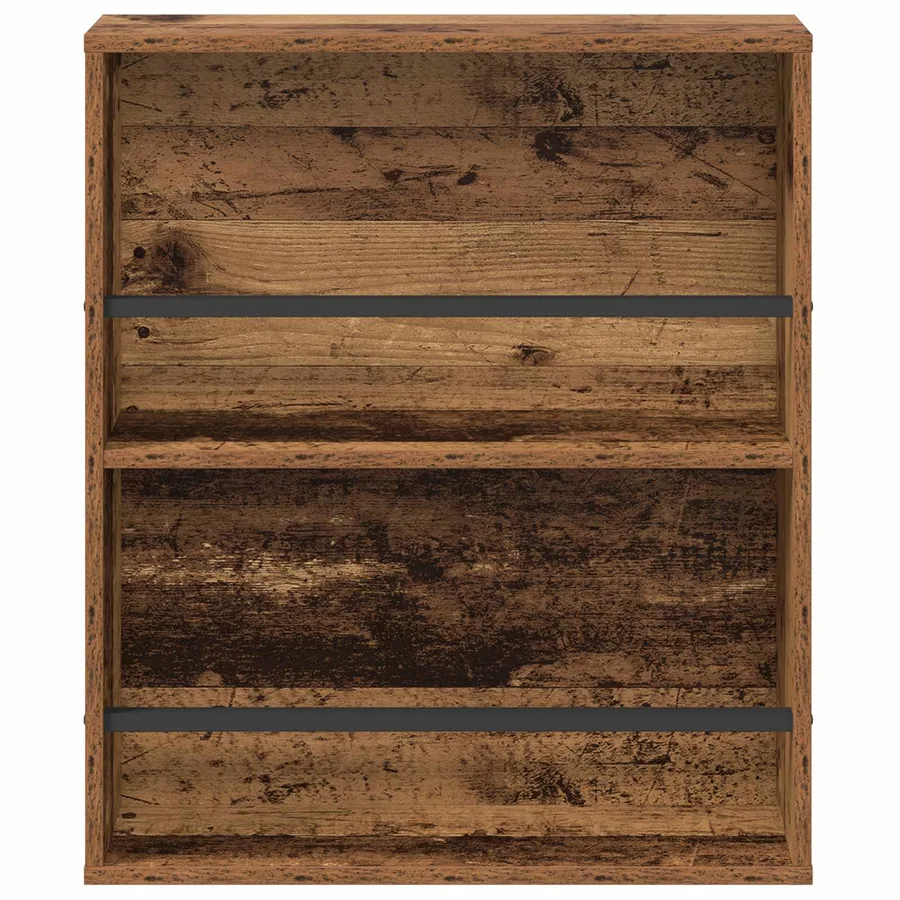 Étagère à magazines 2 pcs Bois ancien 60 x 12 x 70 cm - 6