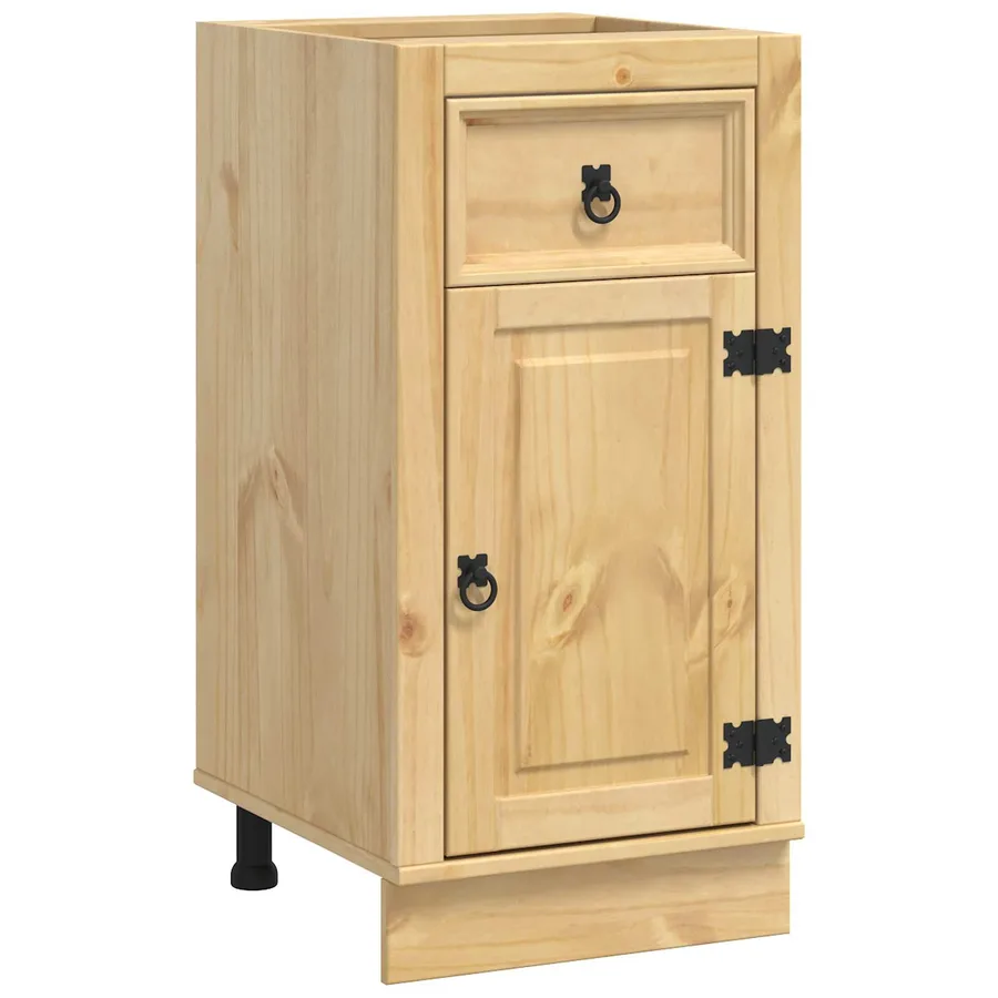 Armoire SKI Brun Miel 40 x 46 x 81,5 cm Pin massif - 2