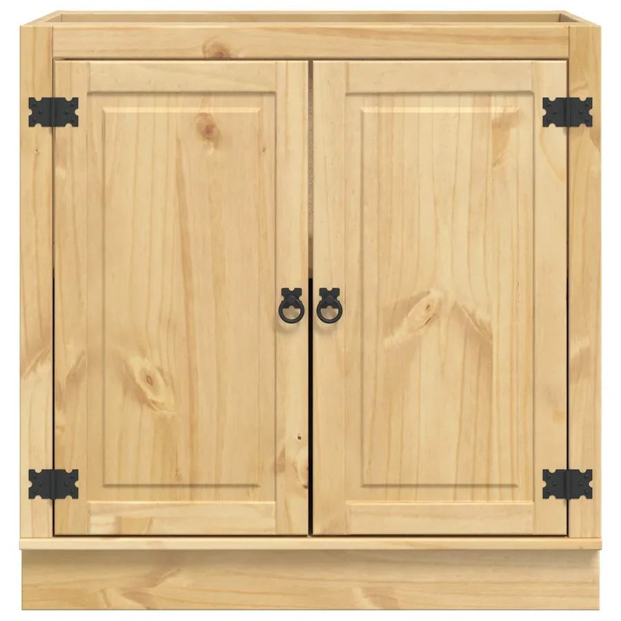 Armoire SKI Brun Miel 80 x 46 x 81,5 cm Pin massif - 6