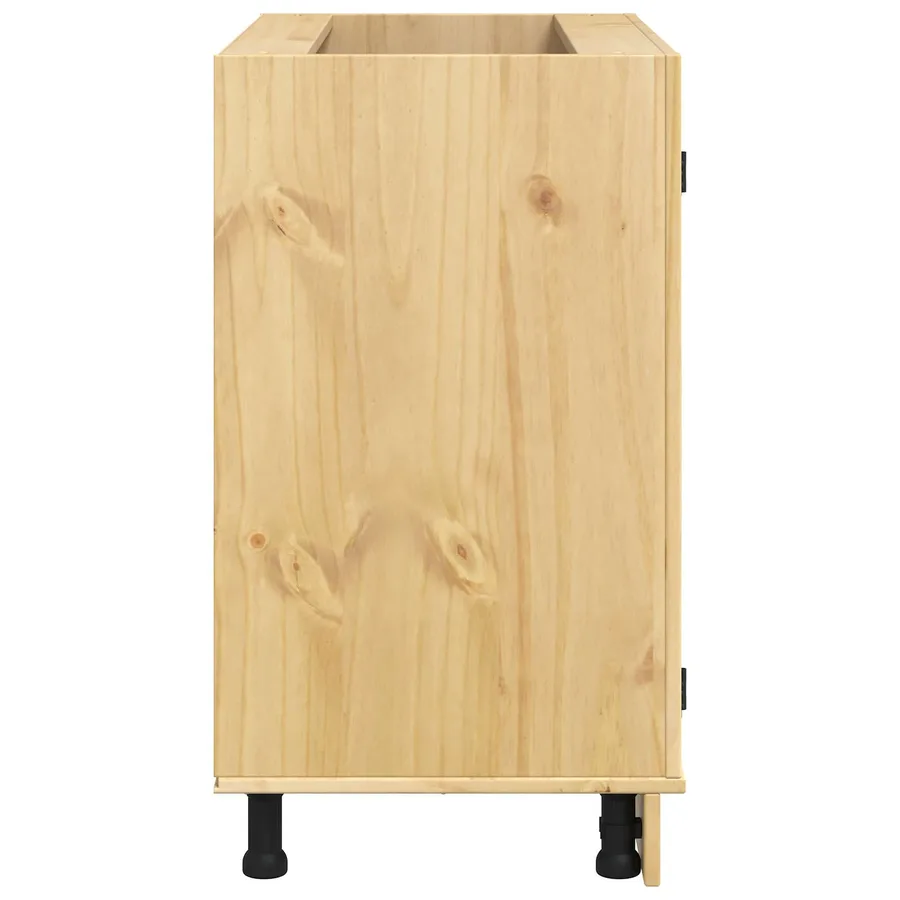 Armoire SKI Brun Miel 80 x 46 x 81,5 cm Pin massif - 7