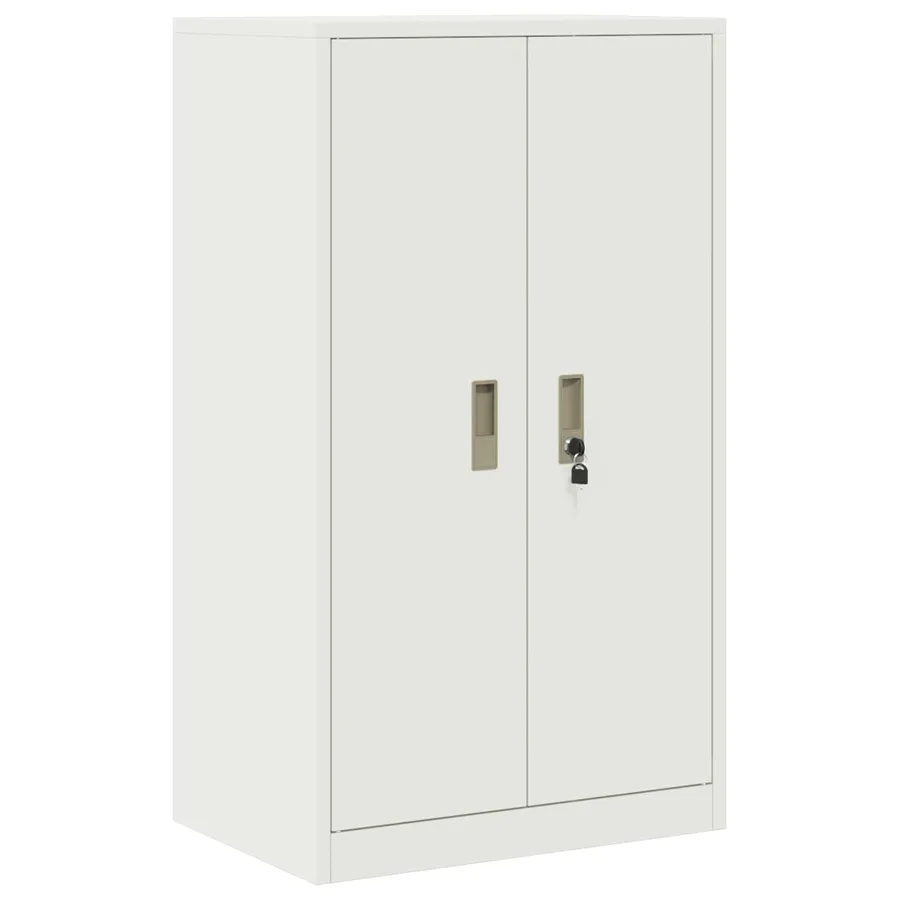 Armoire de rangement Blanc 60 x 40 x 105 cm Acier - 2