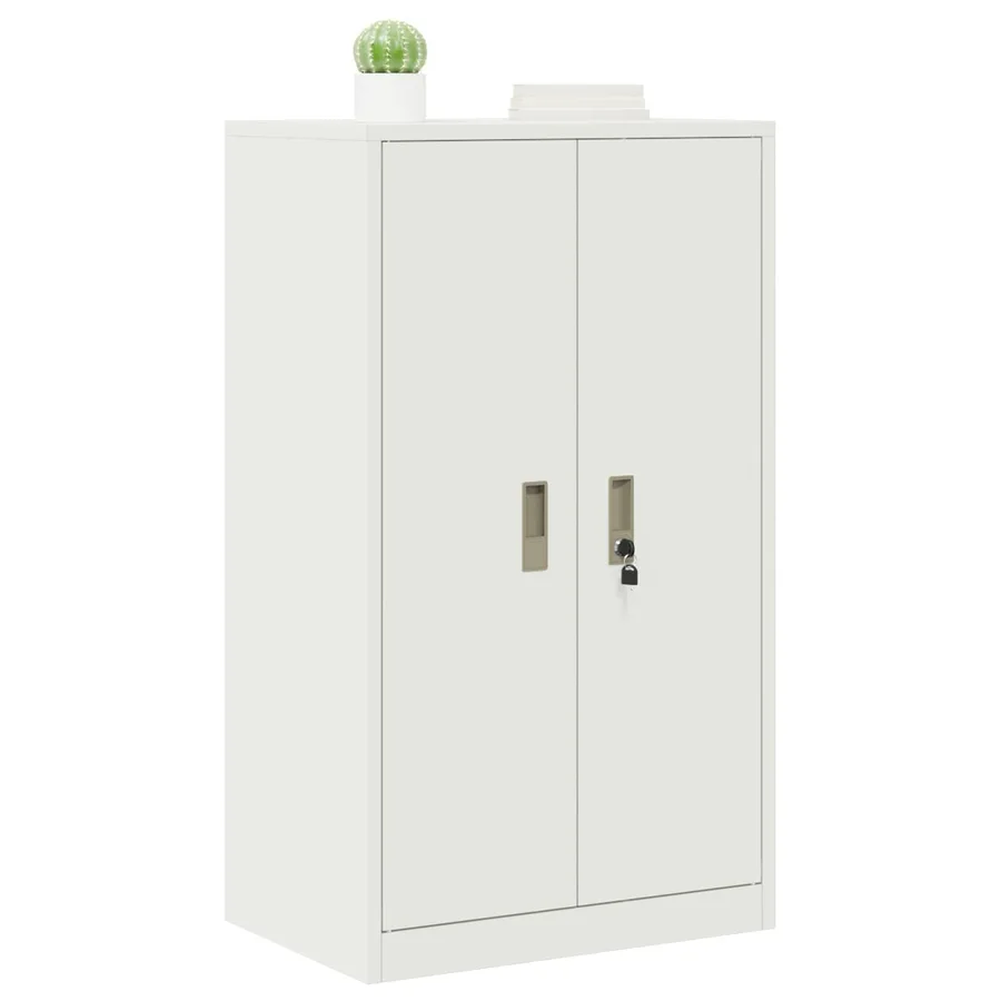 Armoire de rangement Blanc 60 x 40 x 105 cm Acier - 3