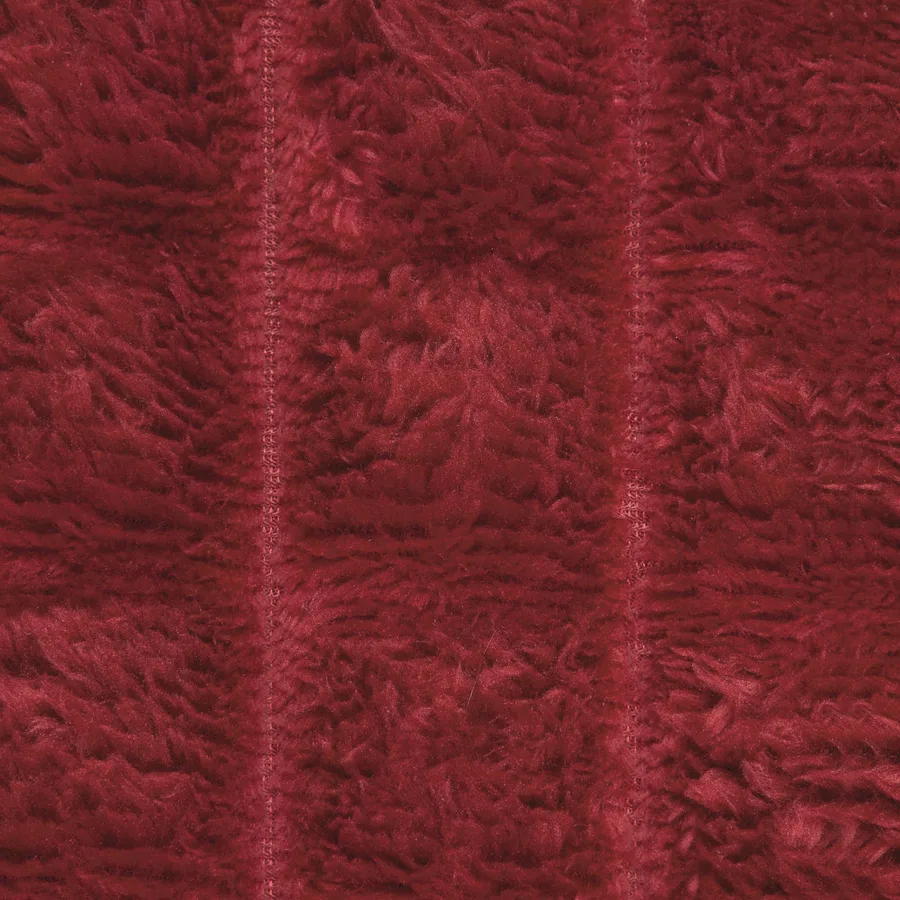 Couvertures à jeter 6 pcs Rouge Bordeaux 240 x 220 cm Toison - 9