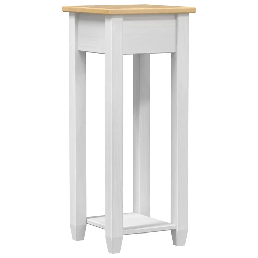 Support de Plante Blanc 30 x 30 x 73 cm Pin massif - 6
