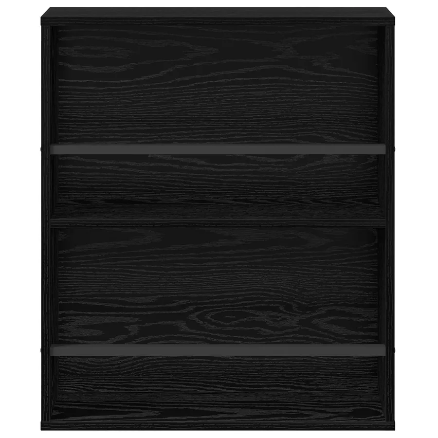 Étagère à magazines avec étagère Chêne noir 60 x 12 x 70 cm - 5