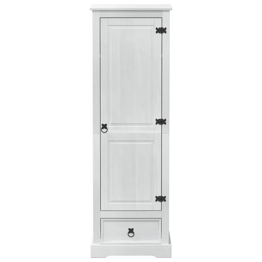 Armoires avec tiroir Blanc 55 x 50 x 170 cm Pin massif - 4