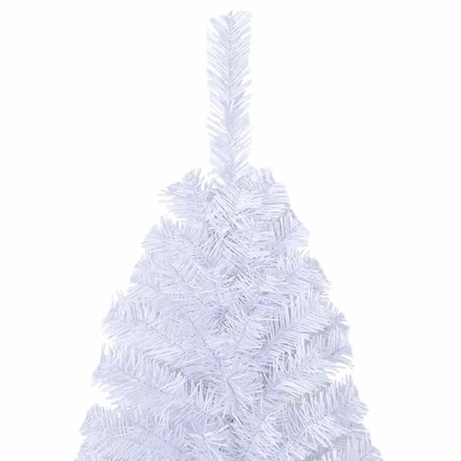 Sapin de Noël artificiel avec 150 LED Blanc 150 cm PVC et Acier - 8