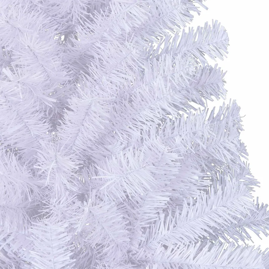 Sapin de Noël artificiel avec 300 LED Blanc 240 cm PVC et Acier - 12