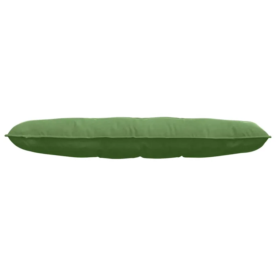 Coussin de Dos Vert clair 140 x 50 cm Tissu en velours côtelé - 5