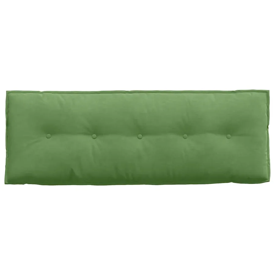 Coussin de Dos Vert clair 140 x 50 cm Tissu en velours côtelé - 6