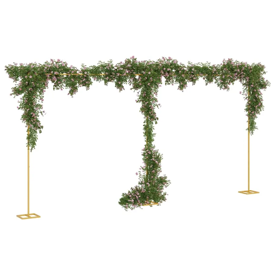 Arche de mariage Doré 657 x 35 x 300 cm Acier - 3