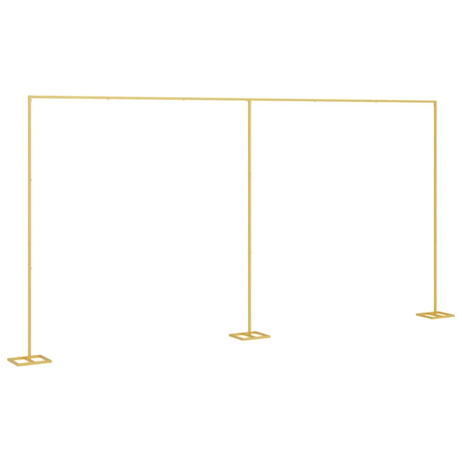 Arche de mariage Doré 657 x 35 x 300 cm Acier - 5