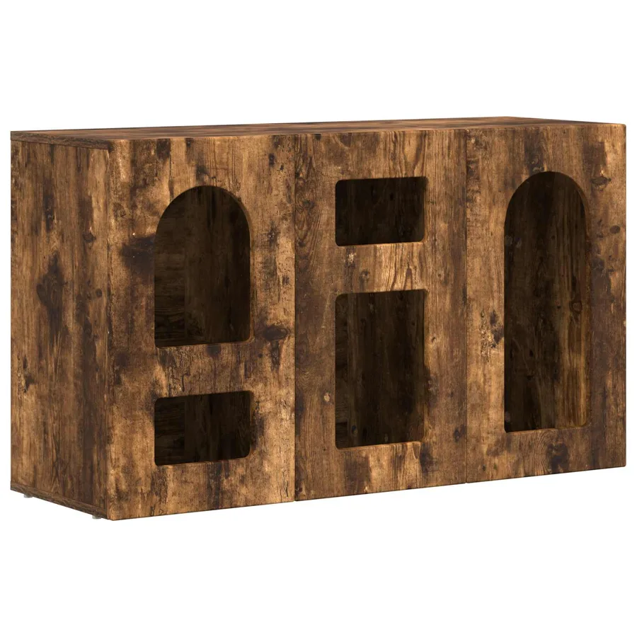 Buffet ELST Chêne fumé 100 x 35 x 59 cm Bois d'ingénierie - 2