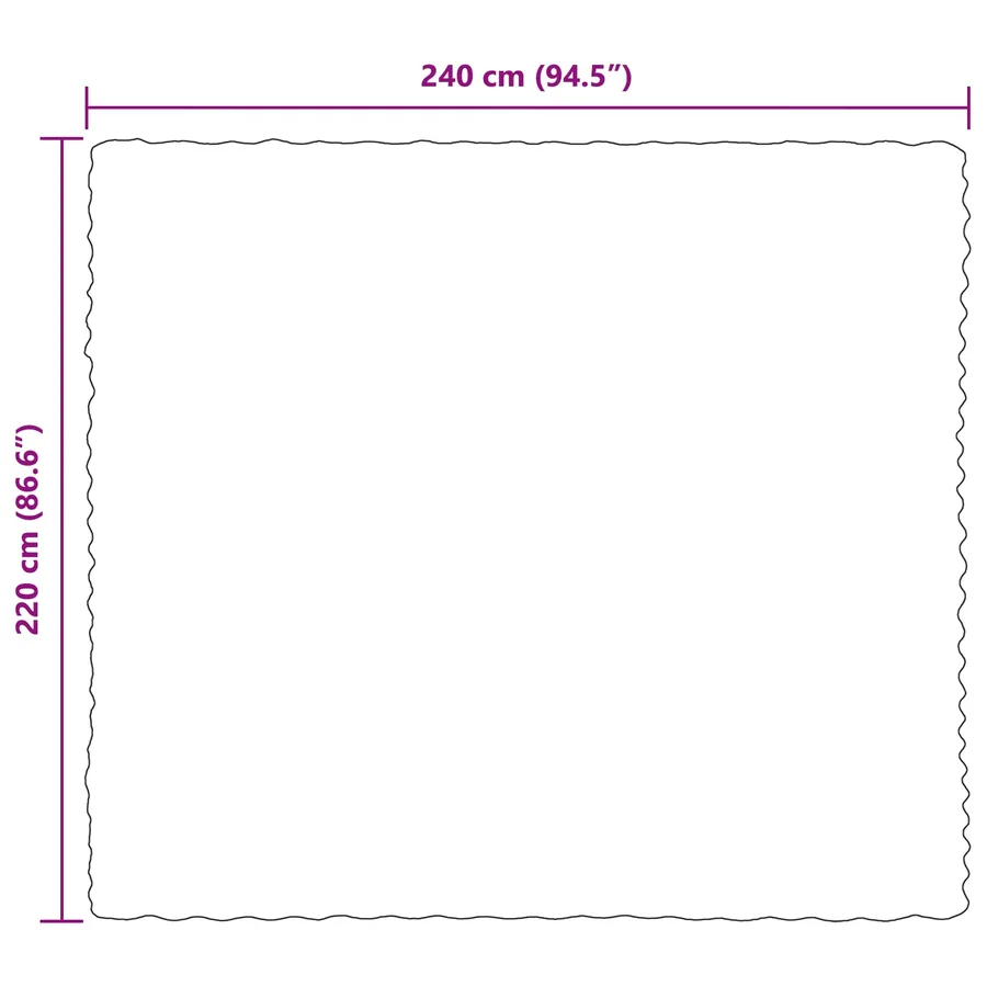 Couverture antidérapante en fausse de lapin Olite 4 pcs - 11